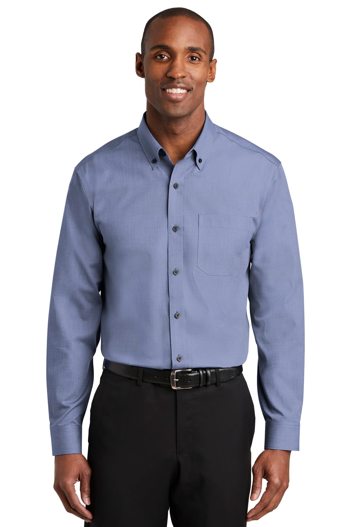 Red House Men's    Nailhead Non-Iron Shirt