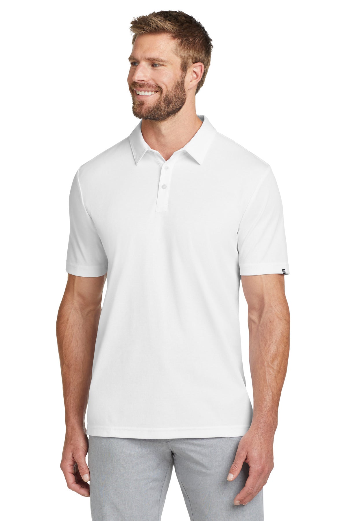 TravisMathew Men's Oceanside Solid Polo