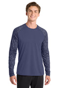 Sport-Tek Men's    Long Sleeve Digi Camo Tee