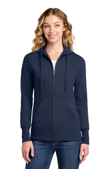 Port & Co Women's   Core Fleece Full-Zip Hooded Sweatshirt