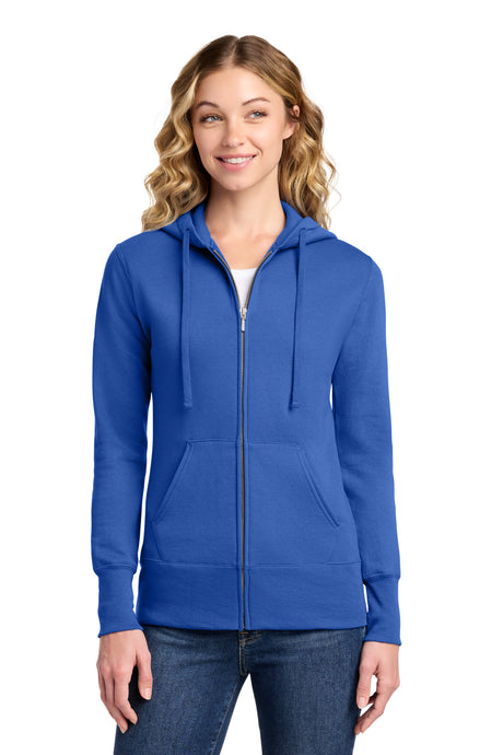 Port & Co Women's   Core Fleece Full-Zip Hooded Sweatshirt
