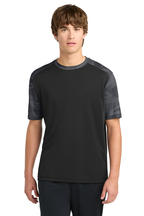 Sport-Tek Men's   CamoHex Colorblock Tee