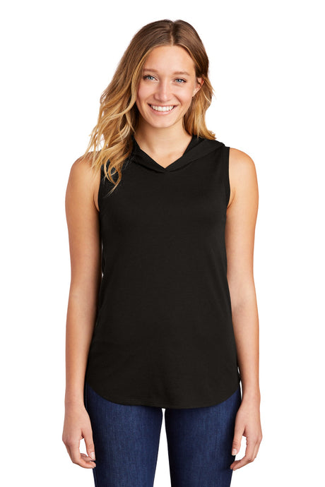 District Women's    Perfect Tri    Sleeveless Hoodie DT1375