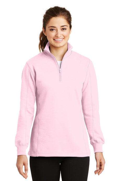 Sport-Tek Women's   1/4-Zip Sweatshirt-1