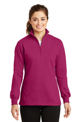 Sport-Tek Women's   1/4-Zip Sweatshirt-1