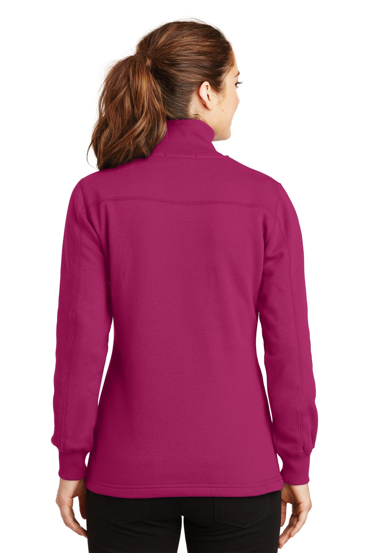 Sport-Tek Women's   1/4-Zip Sweatshirt-2