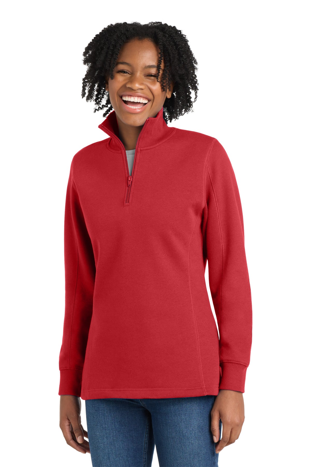 Sport-Tek Women's   1/4-Zip Sweatshirt