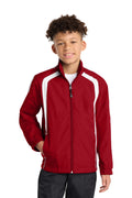 Sport-Tek Youth   Colorblock Raglan Jacket