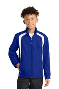 Sport-Tek Youth   Colorblock Raglan Jacket
