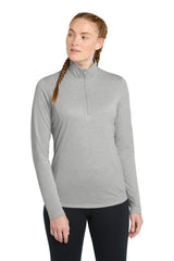 Sport-Tek Women's    PosiCharge    Tri-Blend Wicking 1/4-Zip Pullover