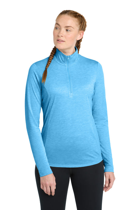 Sport-Tek Women's    PosiCharge    Tri-Blend Wicking 1/4-Zip Pullover