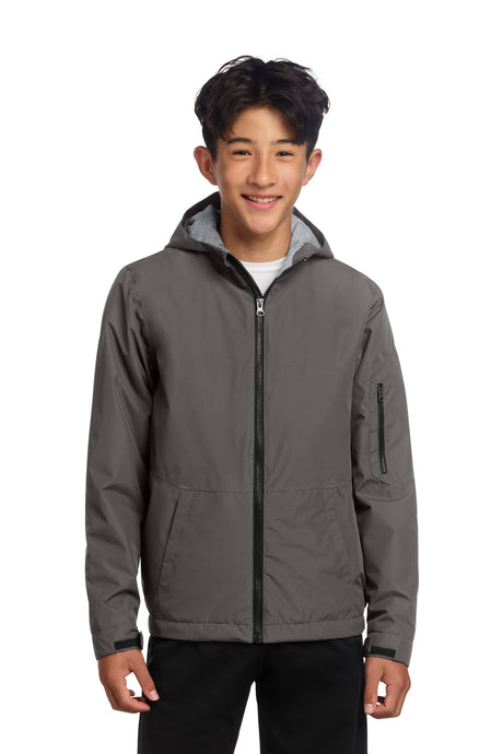 Sport-Tek Youth   Waterproof Insulated Jacket YST56