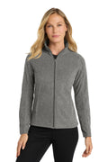 Port Authority Women's   Heather Microfleece Full-Zip Jacket