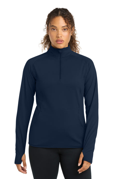 Sport-Tek Women's   Sport-Wick   Stretch 1/4-Zip Pullover