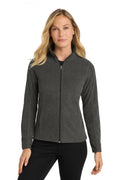 Port Authority Women's   Heather Microfleece Full-Zip Jacket