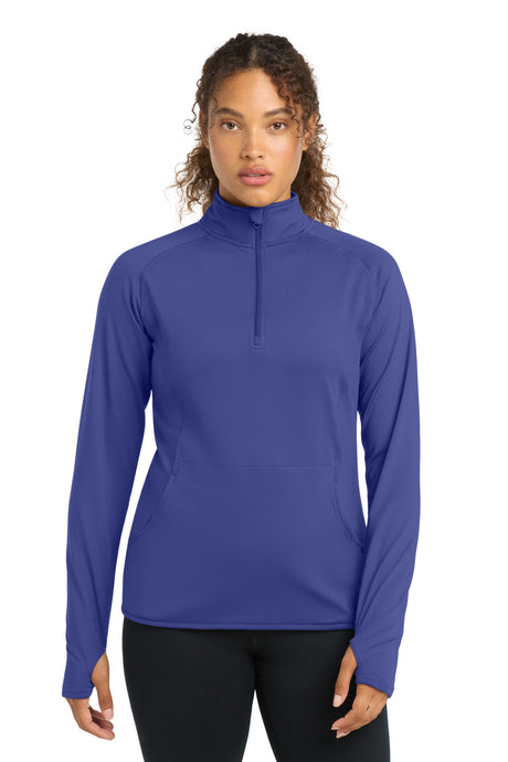 Sport-Tek Women's   Sport-Wick   Stretch 1/4-Zip Pullover