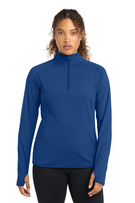 Sport-Tek Women's   Sport-Wick   Stretch 1/4-Zip Pullover