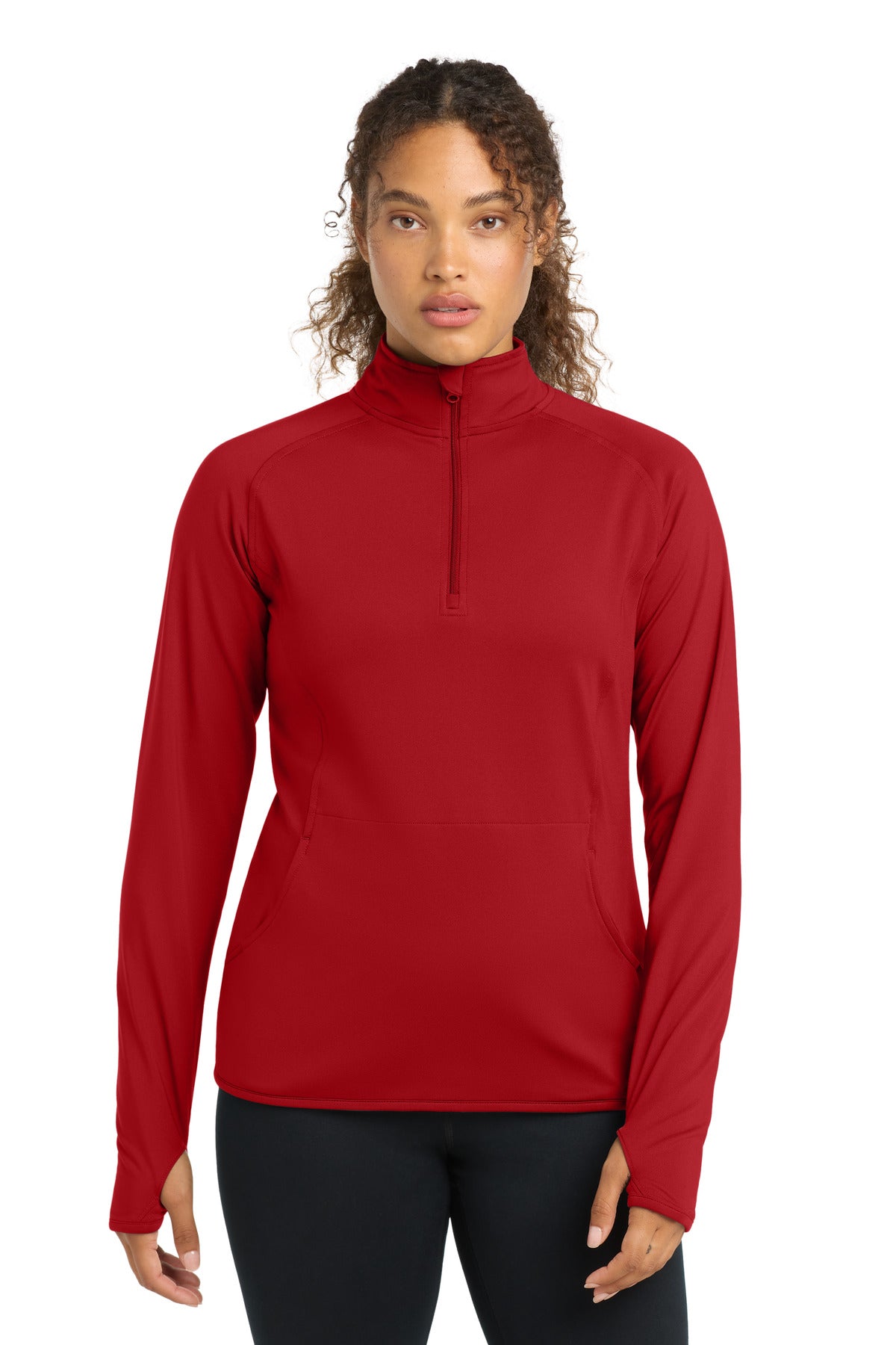 Sport-Tek Women's   Sport-Wick   Stretch 1/4-Zip Pullover