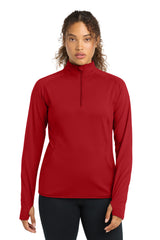 Sport-Tek Women's   Sport-Wick   Stretch 1/4-Zip Pullover