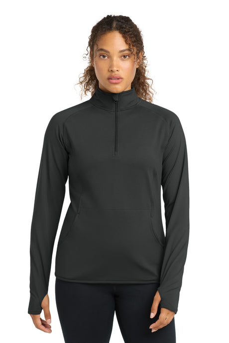 Sport-Tek Women's   Sport-Wick   Stretch 1/4-Zip Pullover