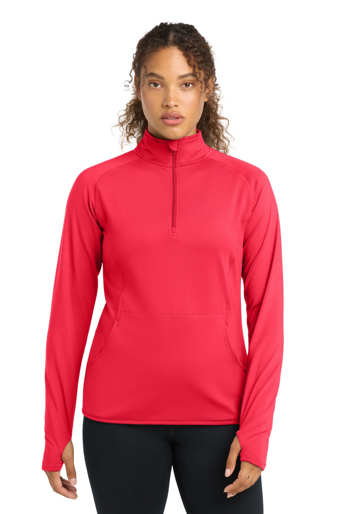 Sport-Tek Women's   Sport-Wick   Stretch 1/4-Zip Pullover
