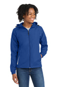 Sport-Tek Women's   Colorblock Hooded Raglan Jacket