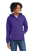 Sport-Tek Women's   Colorblock Hooded Raglan Jacket