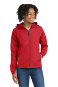 Sport-Tek Women's   Colorblock Hooded Raglan Jacket