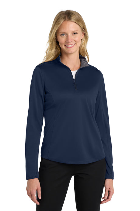 Port Authority Women's    Silk Touch    Performance 1/4-Zip LK584
