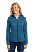 Port Authority Women's   Sweater Fleece Jacket