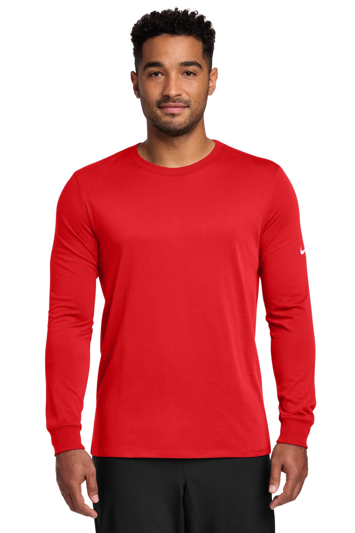 Nike Men's Dri-FIT Cotton/Poly Long Sleeve Tee