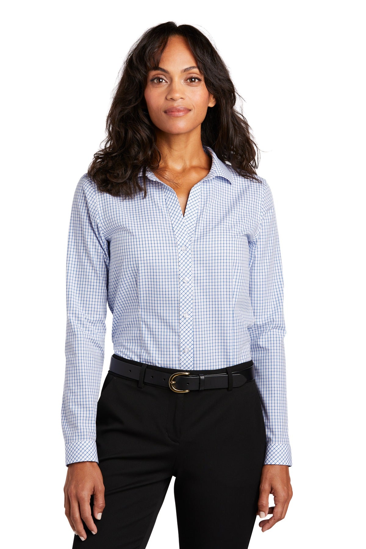 Red House Women's    Open Ground Check Non-Iron Shirt RH86