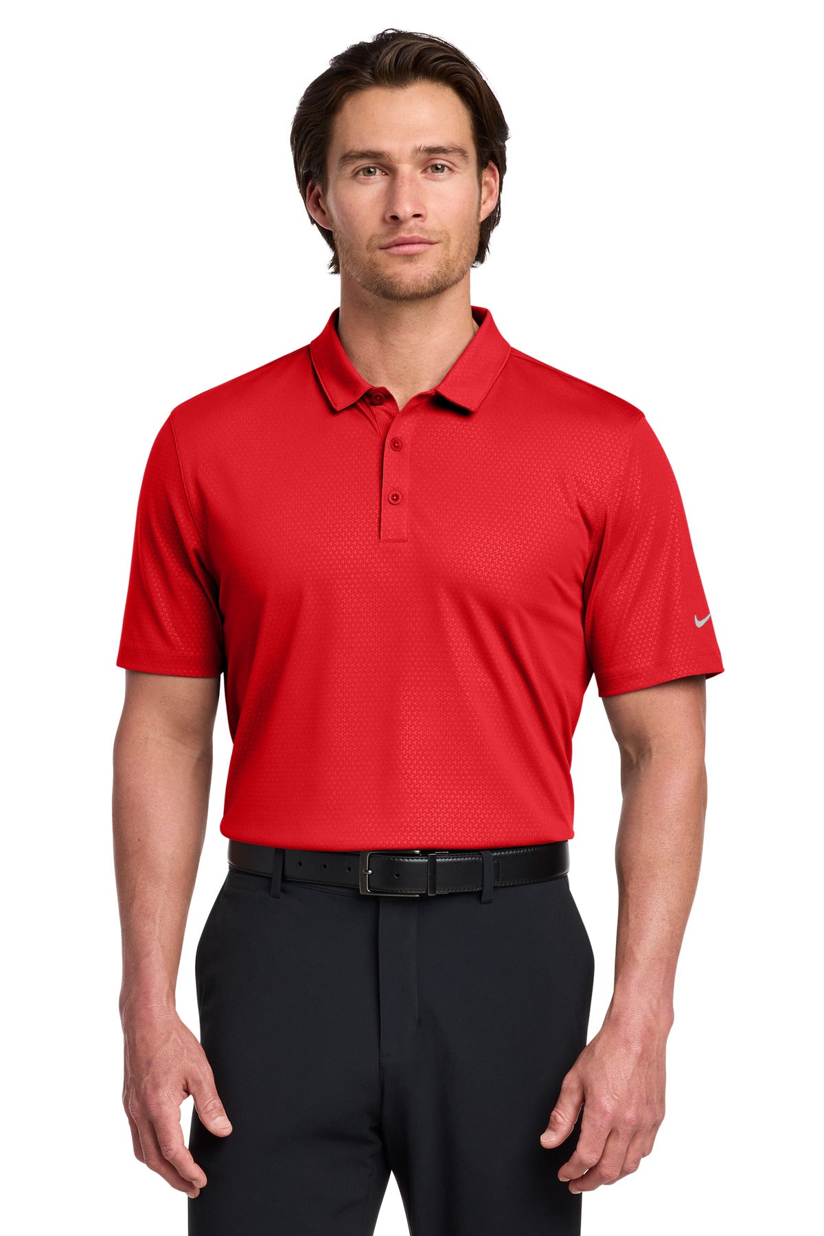 Nike Men's Dri-FIT Embossed Tri-Blade Polo