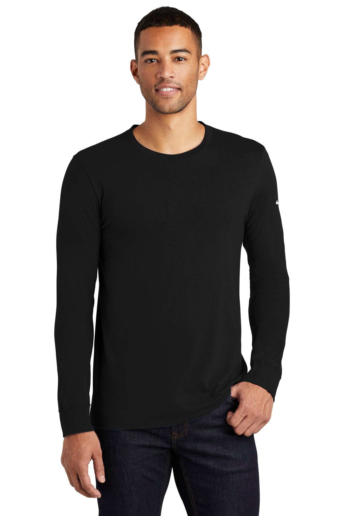 Nike Men's Core Cotton Long Sleeve Tee