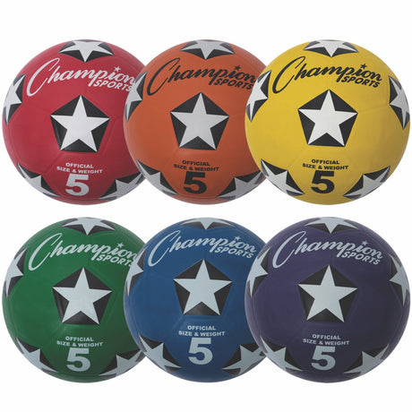Champion Sports Rubber Soccer Ball