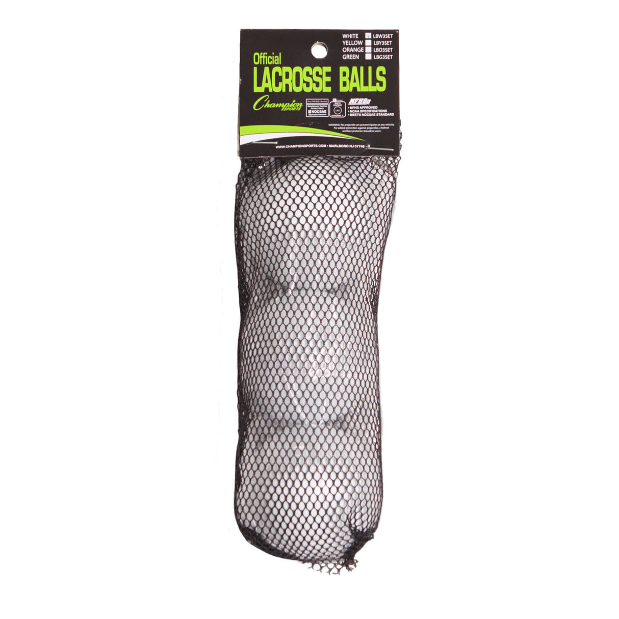 Champion Sports Lacrosse Ball