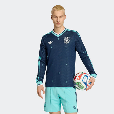 adidas Men's Germany 26 Away Authentic Long Sleeve Jersey