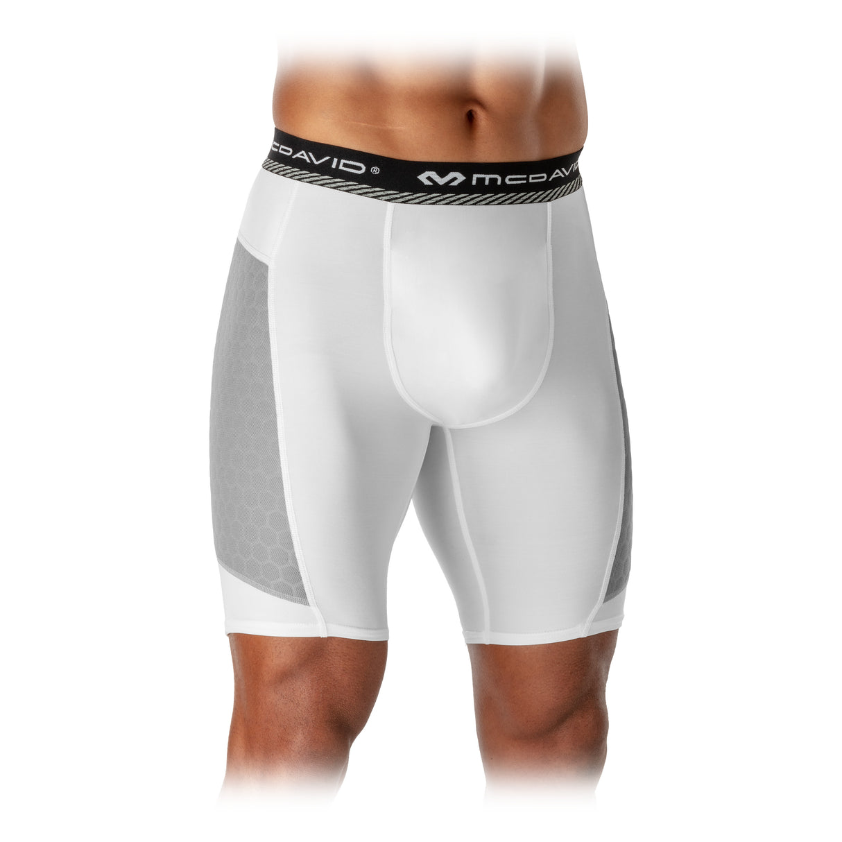 McDavid Adult HEX Thin Solid Sliding Short-4