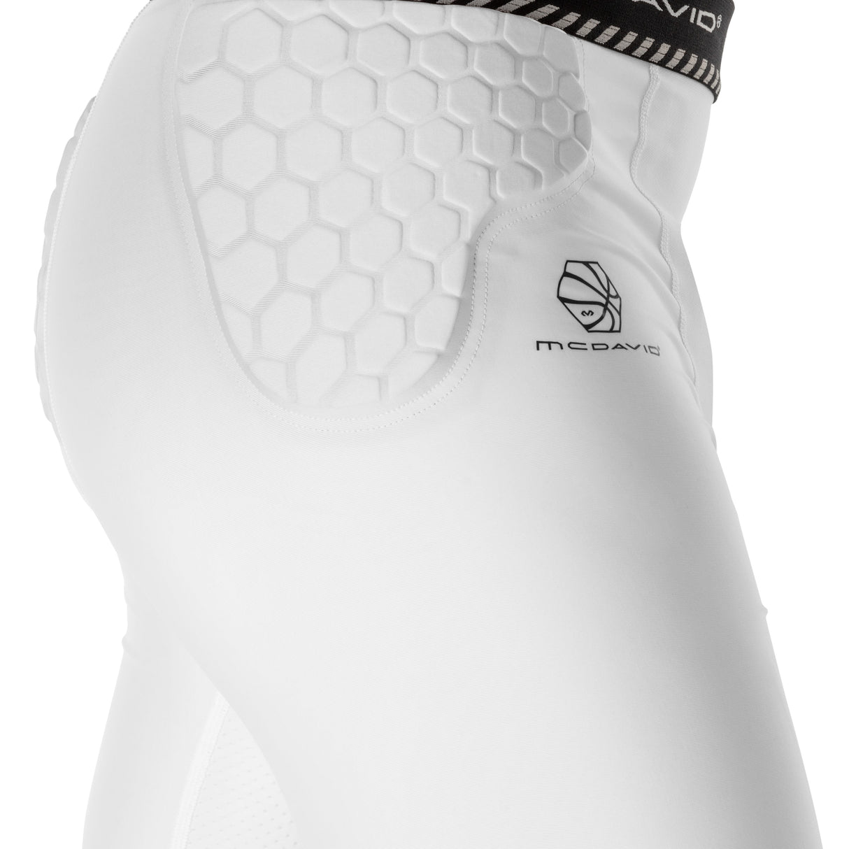 McDavid Men's HEX Basketball Short with Hip & Tailbone Pads-5