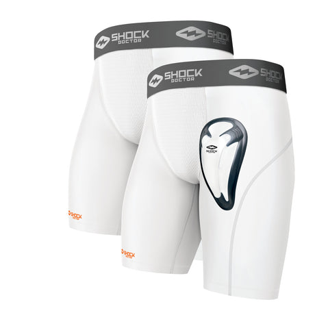 Shock Doctor 2-Pack Core Compression Short with Bio-Flex Cup