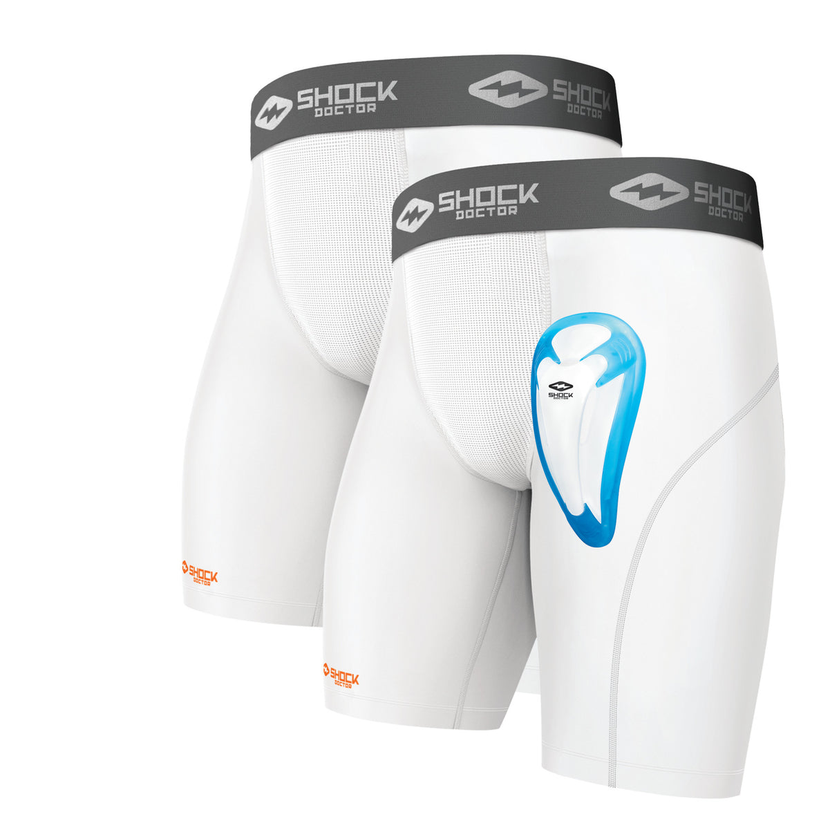 Shock Doctor 2-Pack Core Compression Short with Bio-Flex Cup