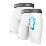 Shock Doctor 2-Pack Core Compression Short with Bio-Flex Cup