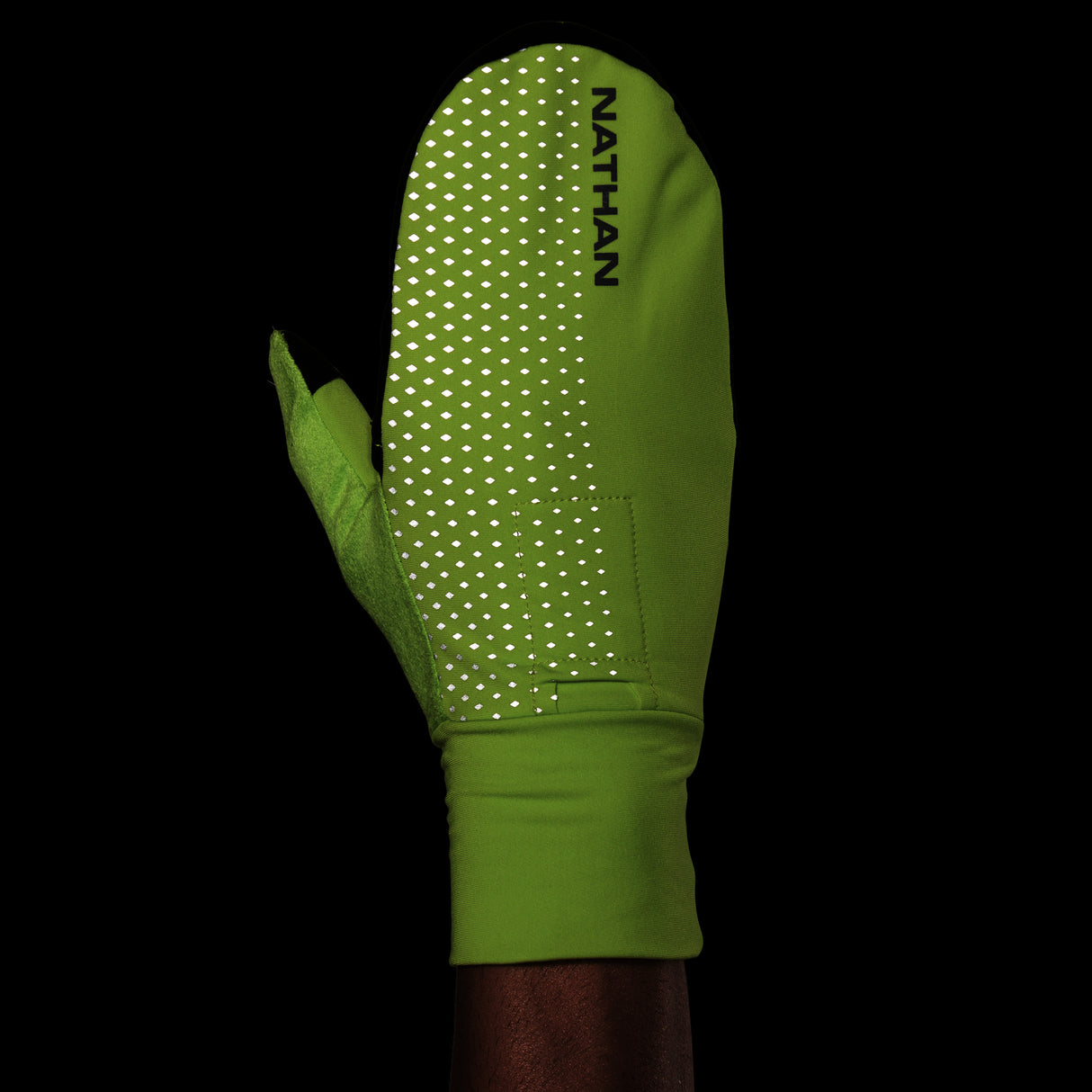 Nathan Sports HyperNight Reflective Convertible Mitt-4