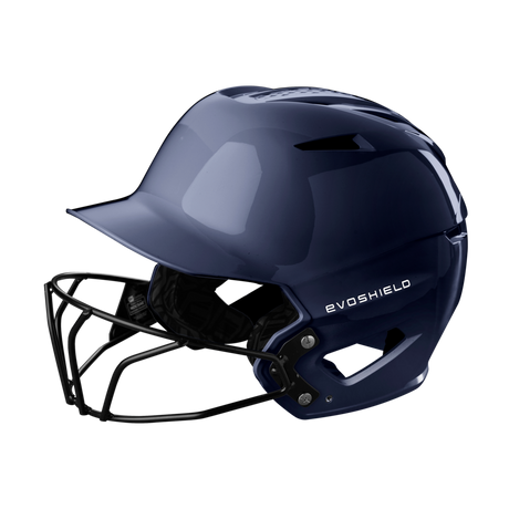EvoShield Xvt 2.0 Glossy Batting Helmet with Facemask-3