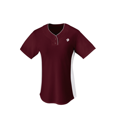 Wilson Women's T600 2-button Softball Jersey-2