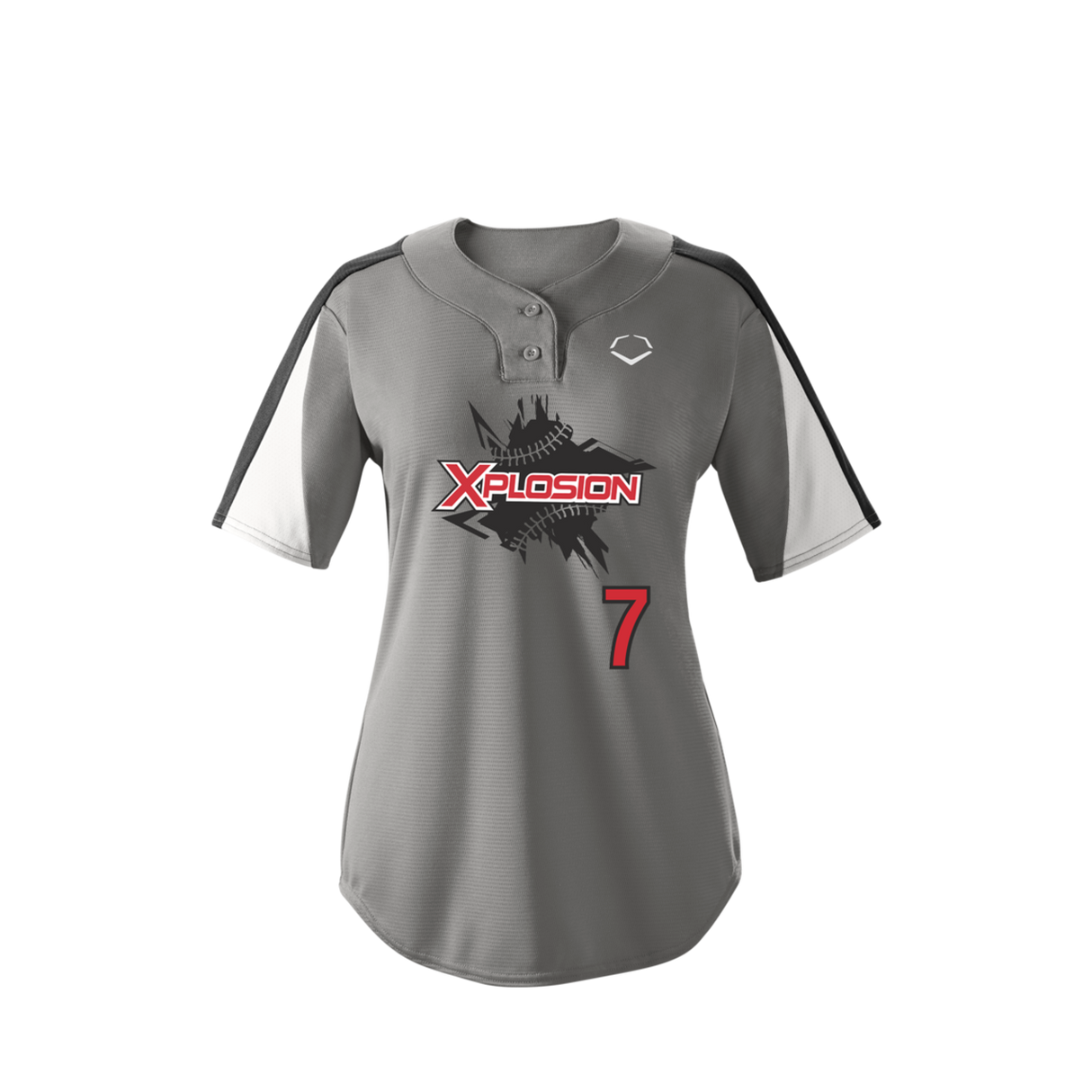 Wilson Women's E601 2-button Placket Pullover Softball Jersey-2
