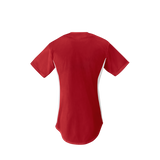 Wilson Girl's T600 2-button Softball Jersey-1