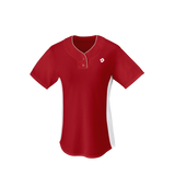 Wilson Girl's T600 2-button Softball Jersey-3