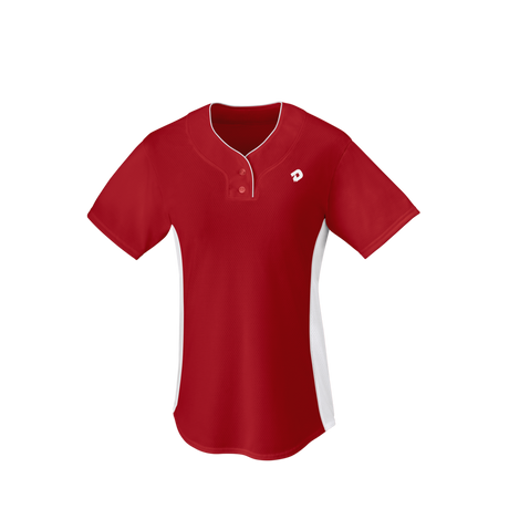 Wilson Girl's T600 2-button Softball Jersey-3