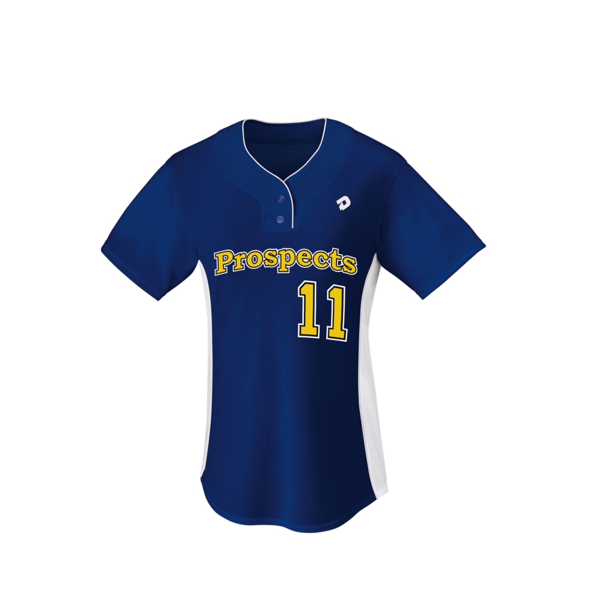 Wilson Girl's T600 2-button Softball Jersey-2